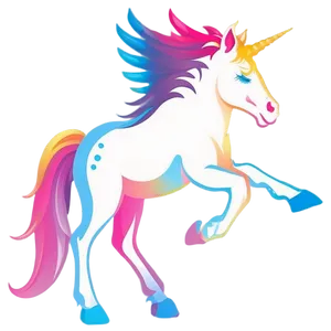 Rainbow Unicorn Silhouette Png Mwe1 PNG image