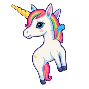 Rainbow Unicorn Theme Png Rtd8 PNG image