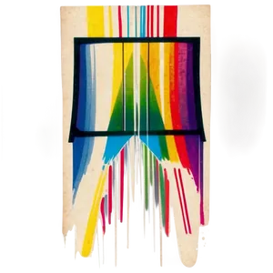 Rainbow Vintage Label Png Vuq PNG image