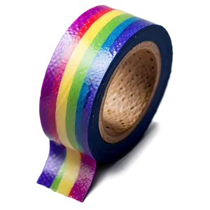 Rainbow Washi Tape Png Vuy PNG image