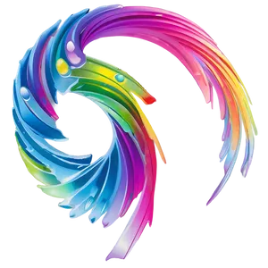 Rainbow Wind Swirl Png 78 PNG image