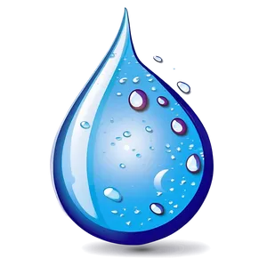 Raindrop Clipart PNG 06202024