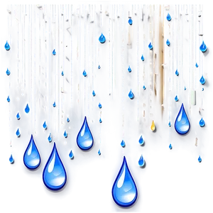 Raindrop Scene PNG 26