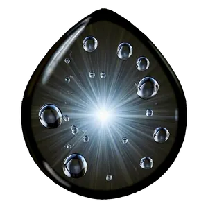 Raindrop With Light Flare PNG Ifb PNG