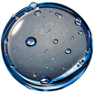 Raindrop With Ripples PNG 2