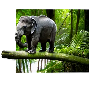 Rainforest Layers And Wildlife Png 91 PNG image