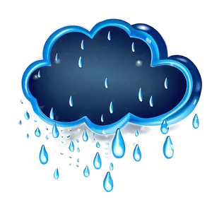 Rainy Cloud Cartoon Png 06122024 PNG image