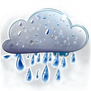 Rainy Cloud Cartoon Png 23 PNG image