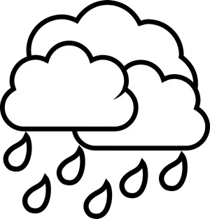 Rainy Cloud Clipart PNG image