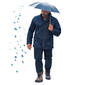 Rainy Day Walking PNG Vpb32