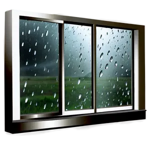 Rainy Day Window Scene Png Msb32 PNG image