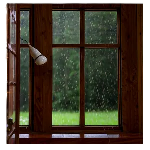 Rainy Day Window Scene Png Qrm18 PNG image