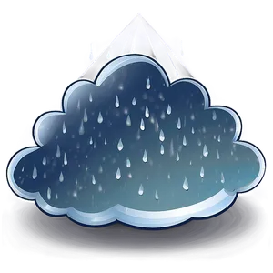 Rainy Weather Cloud Vector Png Boj PNG image