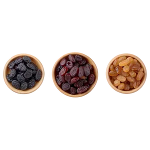 Raisins Assortment Display PNG Sho71 PNG