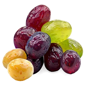 Raisins Cluster Image PNG 13