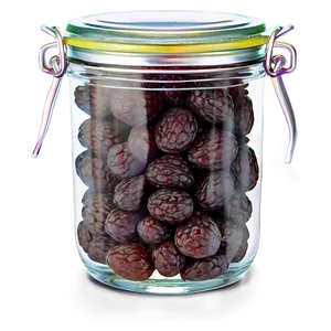 Raisins In Jar PNG 06262024