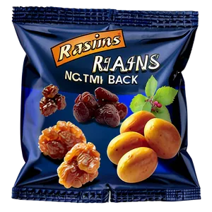 Raisins Snack Pack PNG 06262024