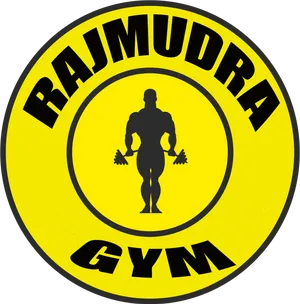 Rajmudra Gym Logo PNG image