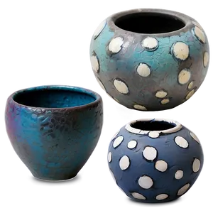 Raku Pottery Effects PNG 06132024