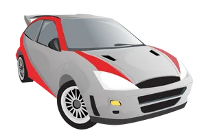 Rally Car Illustration PNG image