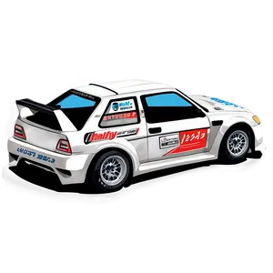 Rally Car Vector Sketch PNG Qkc10 PNG