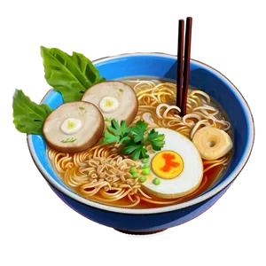 Ramen In Broth PNG 8