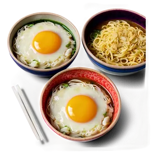 Ramen With Egg Topping PNG Hki23 PNG