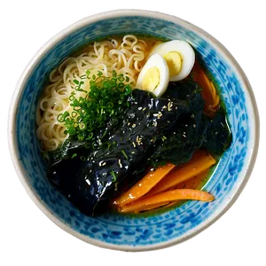 Ramen With Nori Seaweed PNG Puj PNG