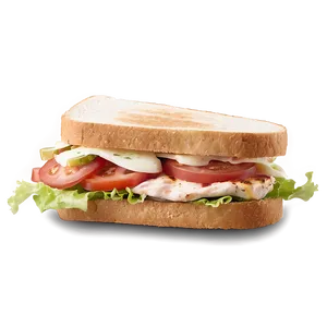 Ranch Chicken Club Sandwich PNG 75