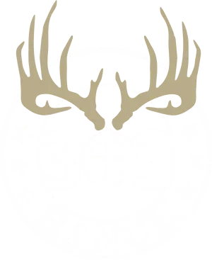 Ranch Logowith Deer Antlers PNG image