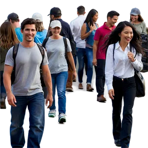 Random Person In Crowd Image PNG Vlv