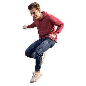 Random Person Jumping Joyfully PNG Bhd9 PNG