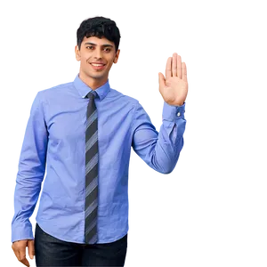 Random Person Waving Hand Png 06252024 PNG image