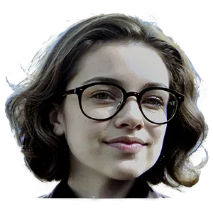 Random Person With Glasses PNG Cpn