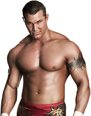 Randy Orton Wrestler Portrait PNG image