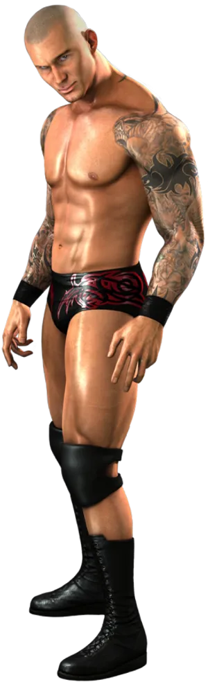 Randy Orton Wrestler Pose