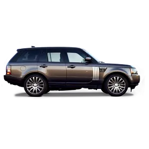 Range Rover In City Night PNG 06252024
