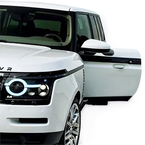 Range Rover White Pure PNG Hck