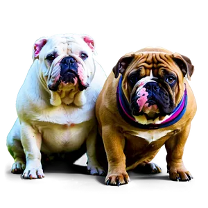 Rare Colored Bulldogs Png 06252024 PNG image