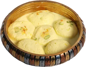 Rasgulla Indian Sweet Dish PNG image