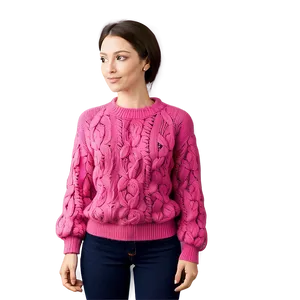 Raspberry Pink Sweater PNG Umq30 PNG