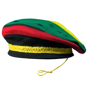 Rasta Beret Hat Png Aop35 PNG image