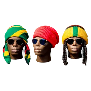 Rasta Hat Collection PNG 33