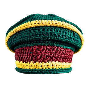 Rasta Hat In Crochet PNG Gnv