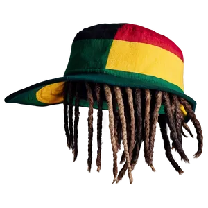 Rasta Hat With Dreadlocks Png Yed42 PNG image