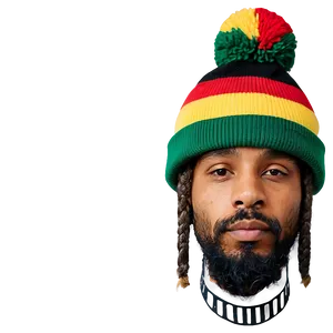 Rasta Hat With Pom Pom PNG 40 PNG