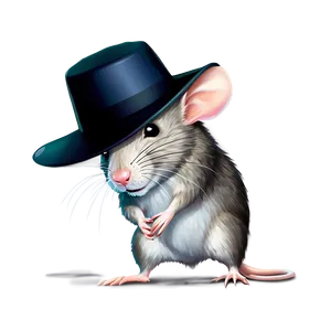 Rat In Hat Image Png Ktl14 PNG image