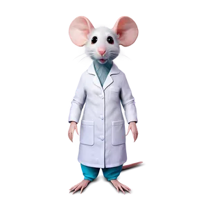 Rat In Lab Coat Png Vsu96 PNG image