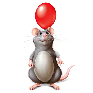 Rat With Balloon Png Mdx PNG image