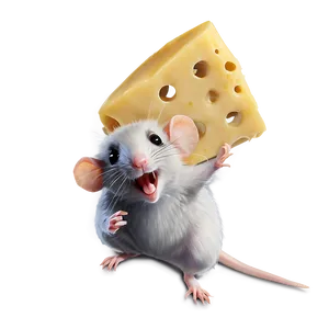 Rat With Cheese Png Phf PNG image